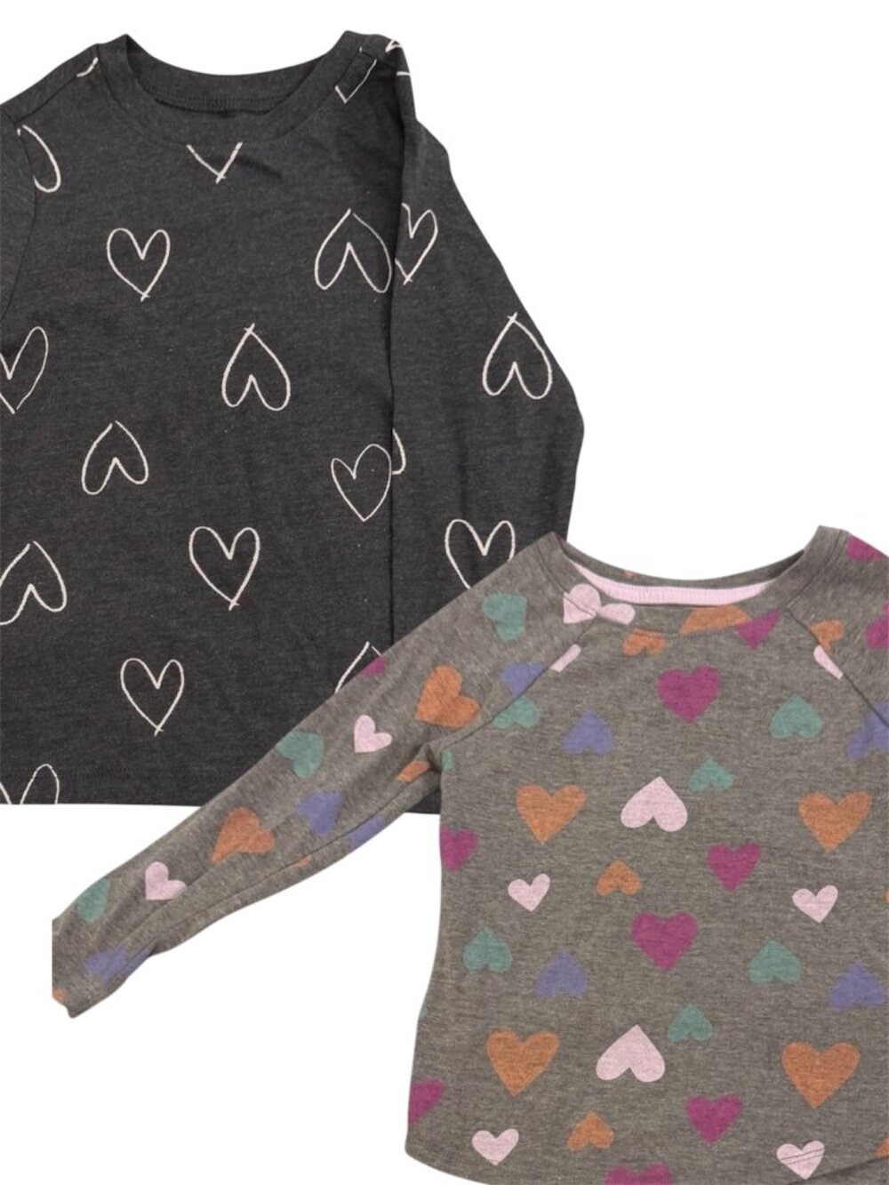 Bundle 2 Pair Girls Long Sleeve Tees 3T